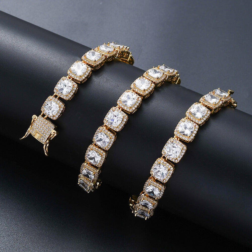 10mm Cubic Zircon Hip Hop Rock Candy Chain
