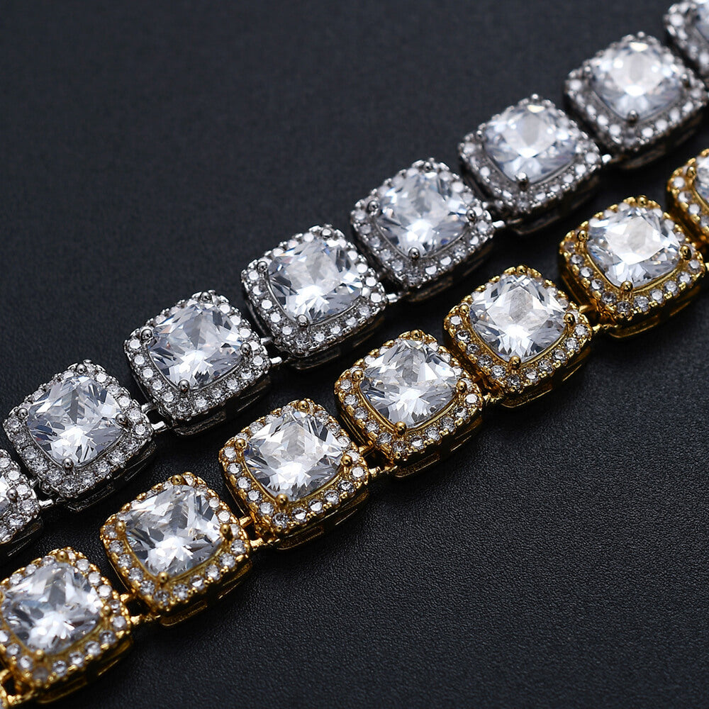 10mm Cubic Zircon Hip Hop Rock Candy Chain
