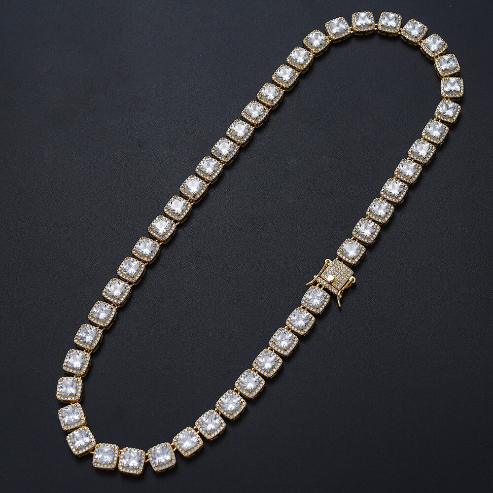 10mm Cubic Zircon Hip Hop Rock Candy Chain