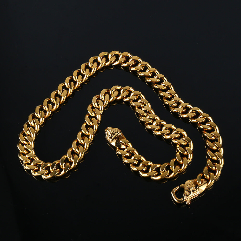 10mm Stainless Steel Cuban Link Chain