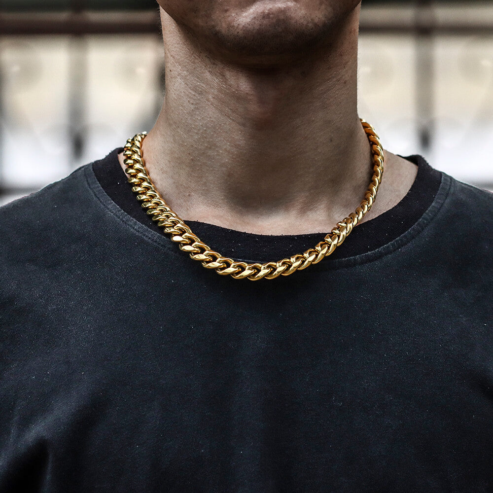 10mm Stainless Steel Cuban Link Chain