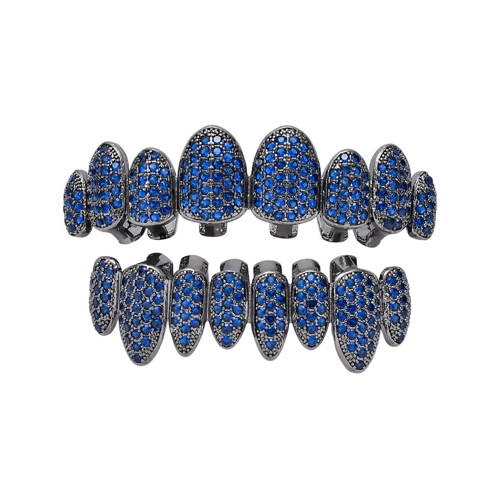 Hip Hop Irregular Personality Colorful Eight-tooth Grillz