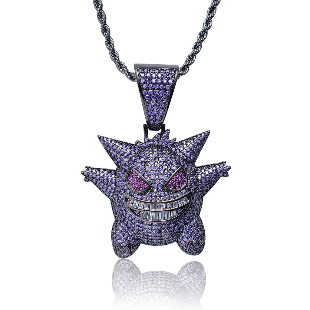 Iced Gengar Pokemon Pendant