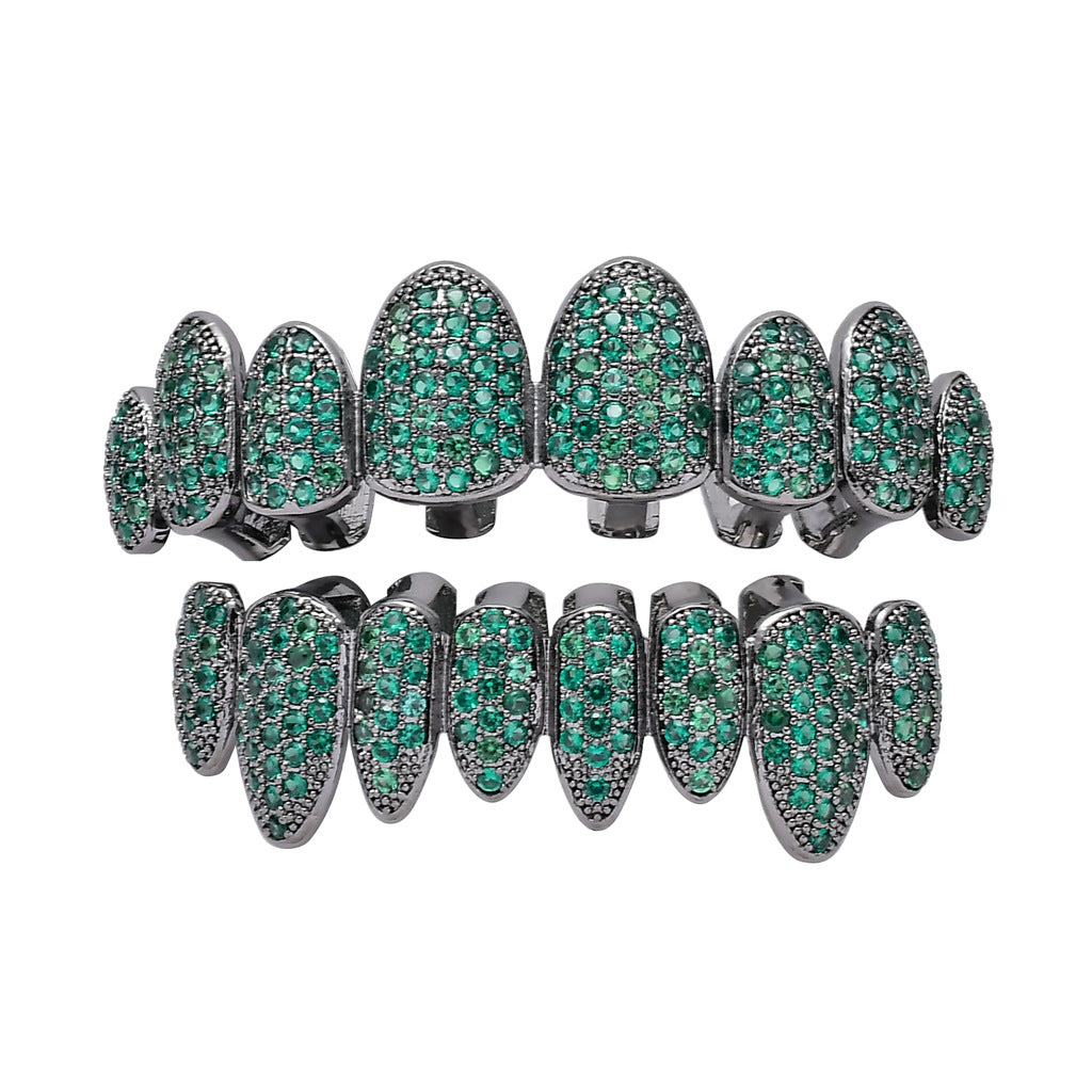 Hip Hop Irregular Personality Colorful Eight-tooth Grillz