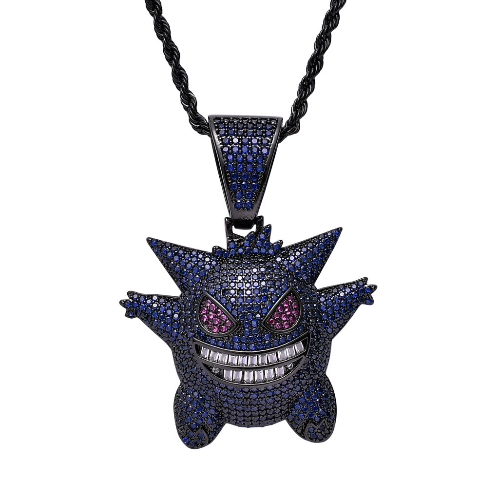 Iced Gengar Pokemon Pendant