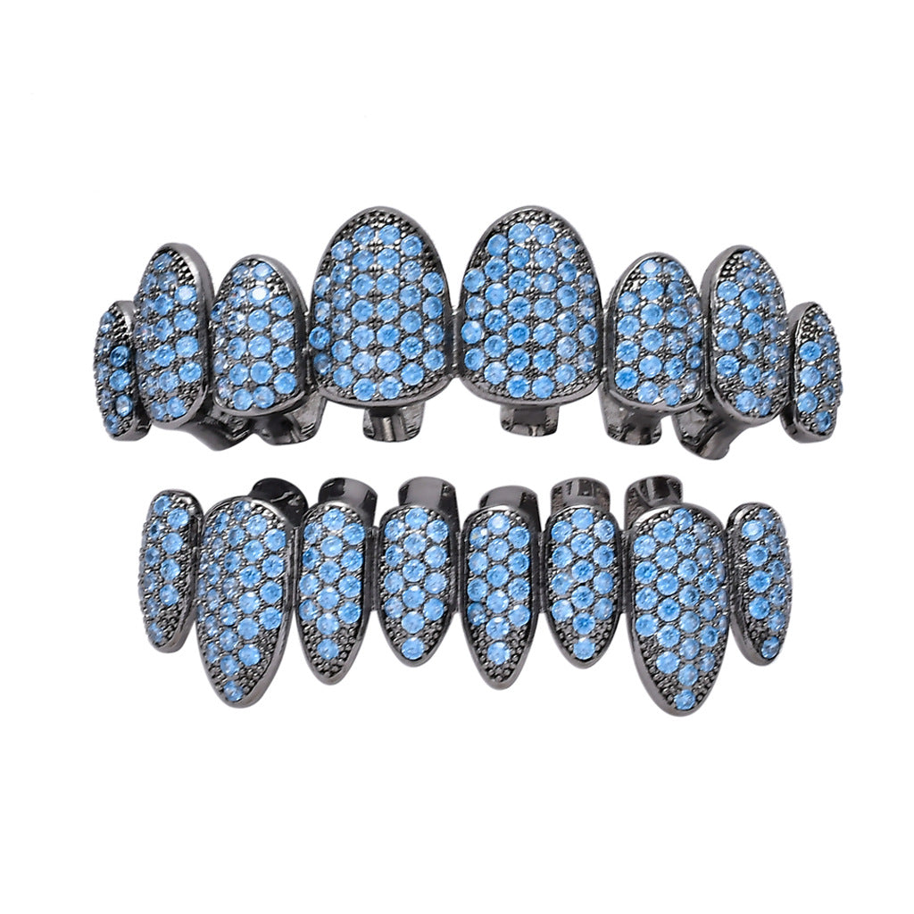 Hip Hop Irregular Personality Colorful Eight-tooth Grillz