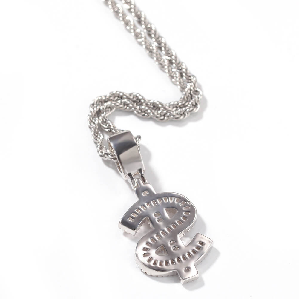 Dollar Wealth Hip-Hop CZ Pendant