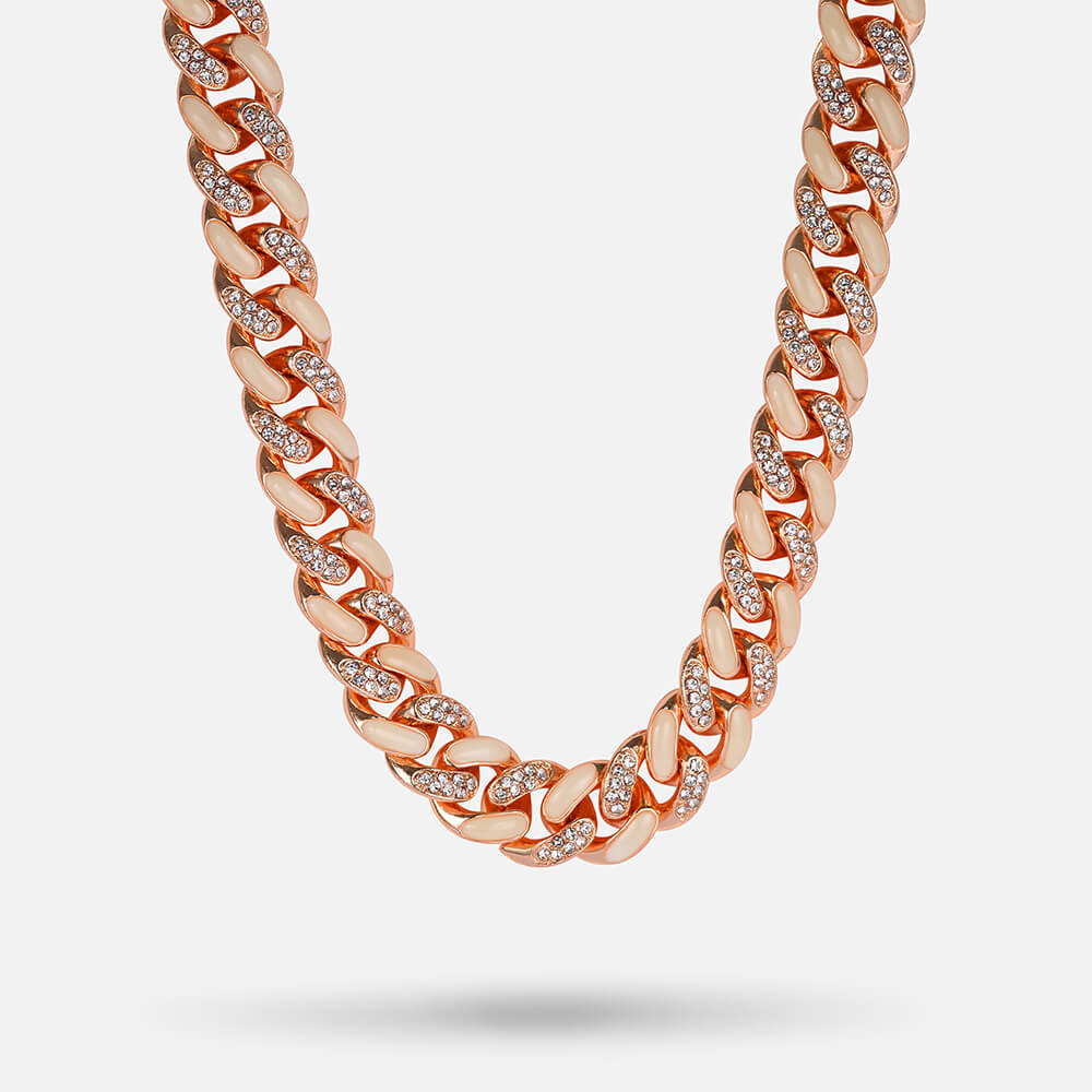 12mm Micro Paved Luminous Hip Hop Necklace04 | iceremix.com