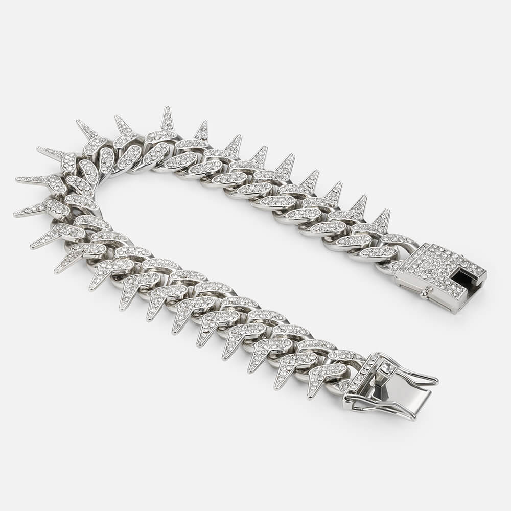 20mm Barbed Thorns Rap Bracelet