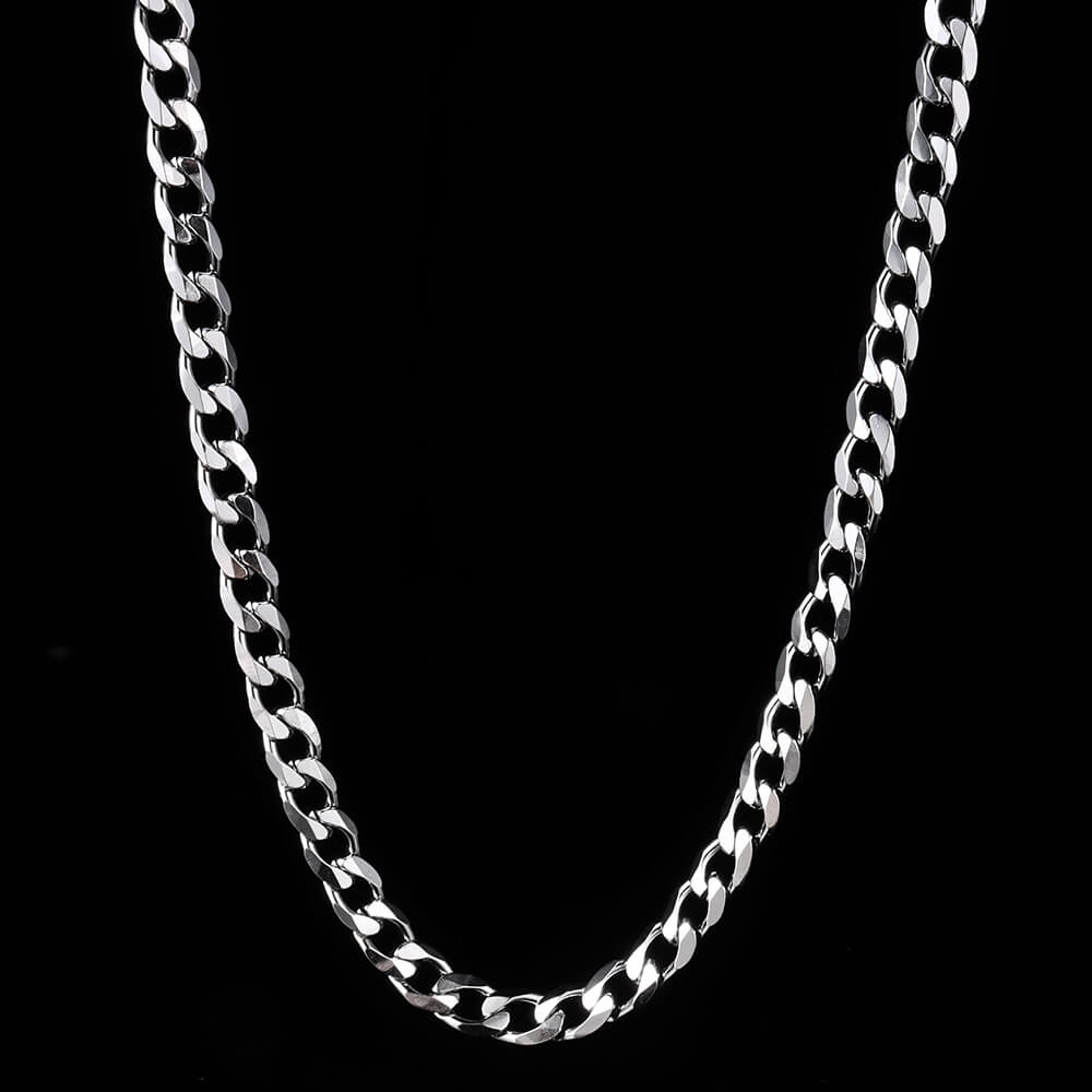 7mm Stainless Steel Cuban Link Chain