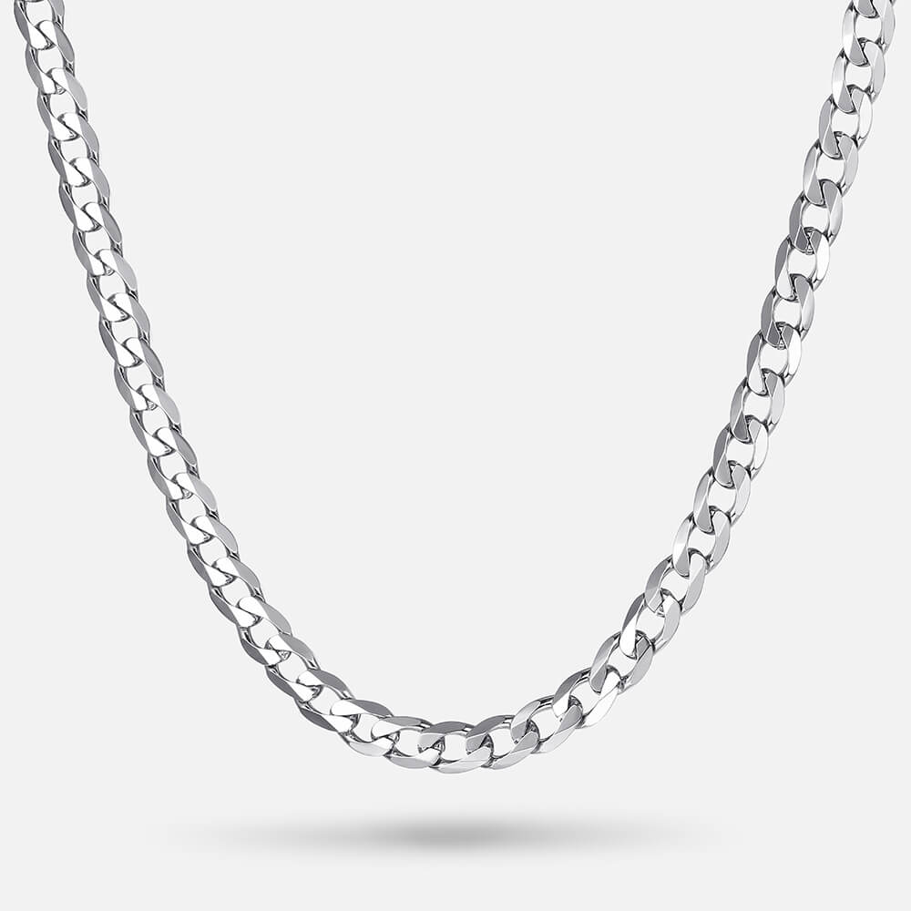 7mm Stainless Steel Cuban Link Chain