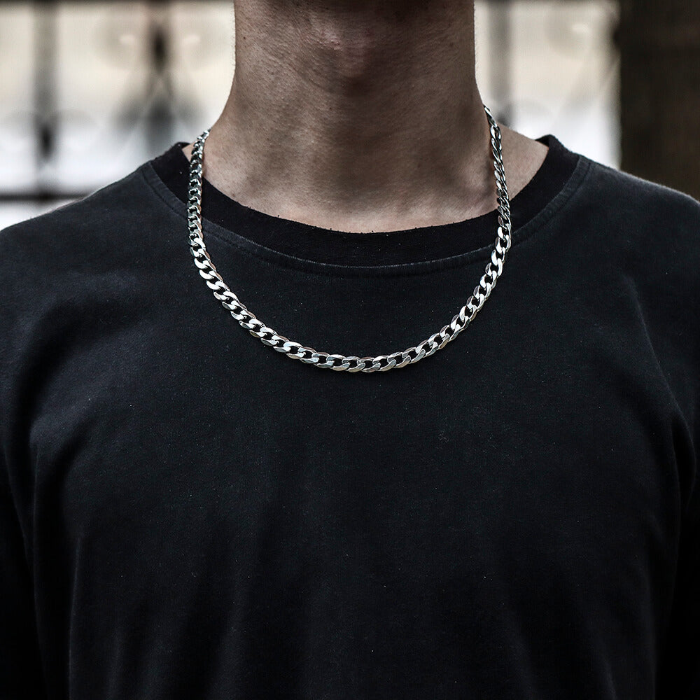 7mm Stainless Steel Cuban Link Chain