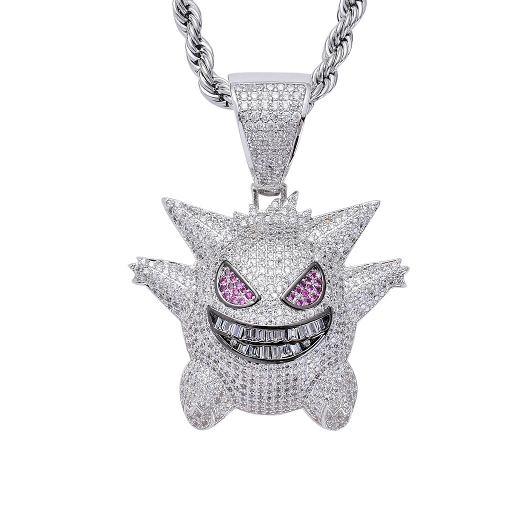 Iced Gengar Pokemon Pendant