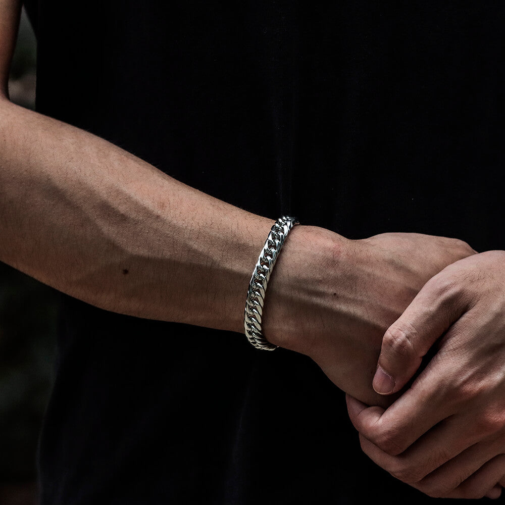 9mm Multi-Size Stainless Steel Cuban Bracelet