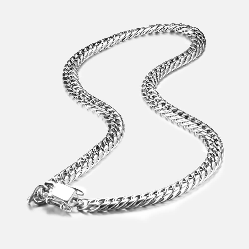 9mm Multi-Size Stainless Steel Cuban Link Chain