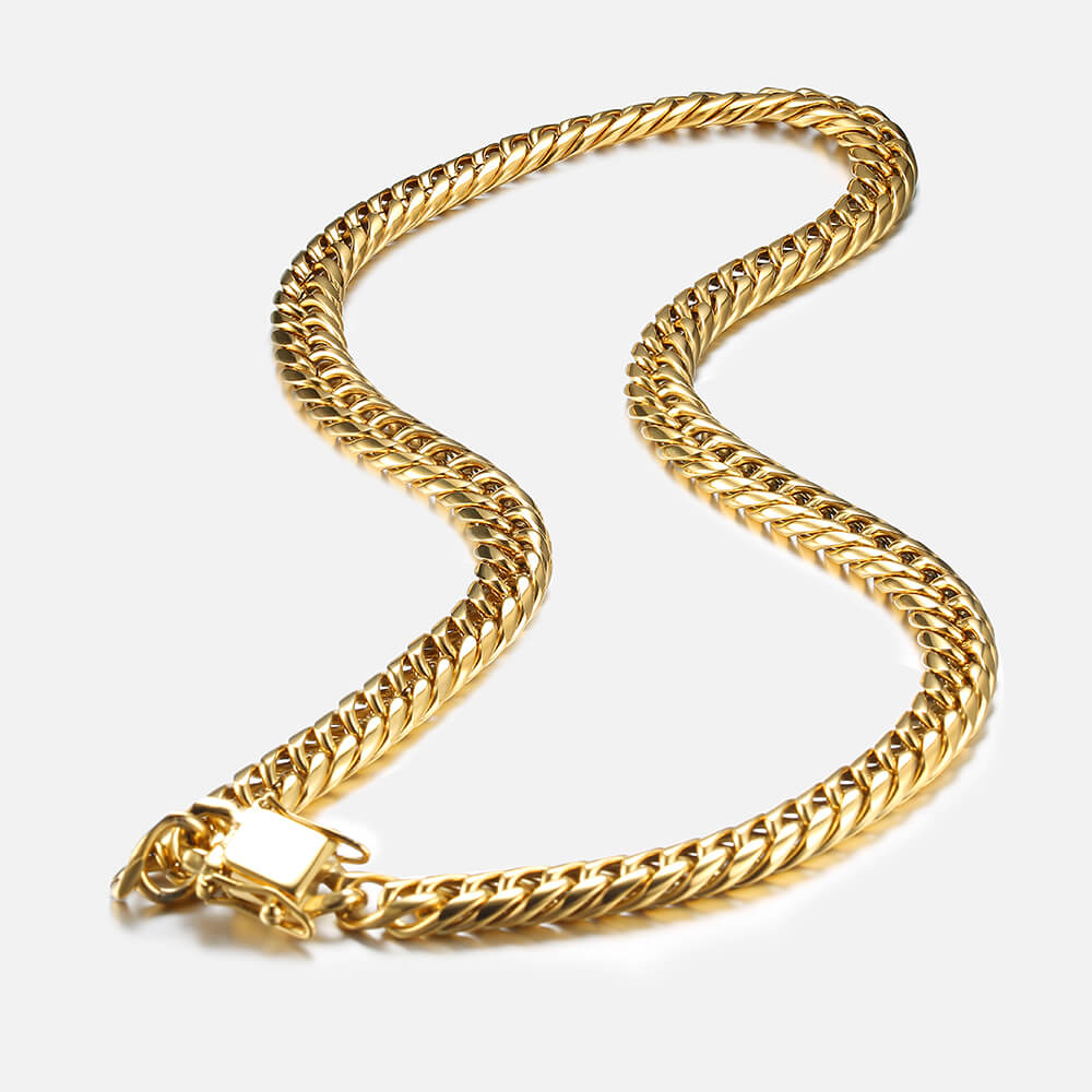 9mm Multi-Size Stainless Steel Cuban Link Chain
