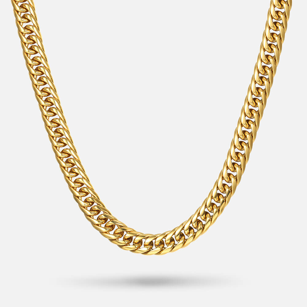 9mm Multi-Size Stainless Steel Cuban Link Chain