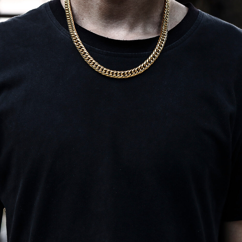 9mm Multi-Size Stainless Steel Cuban Link Chain