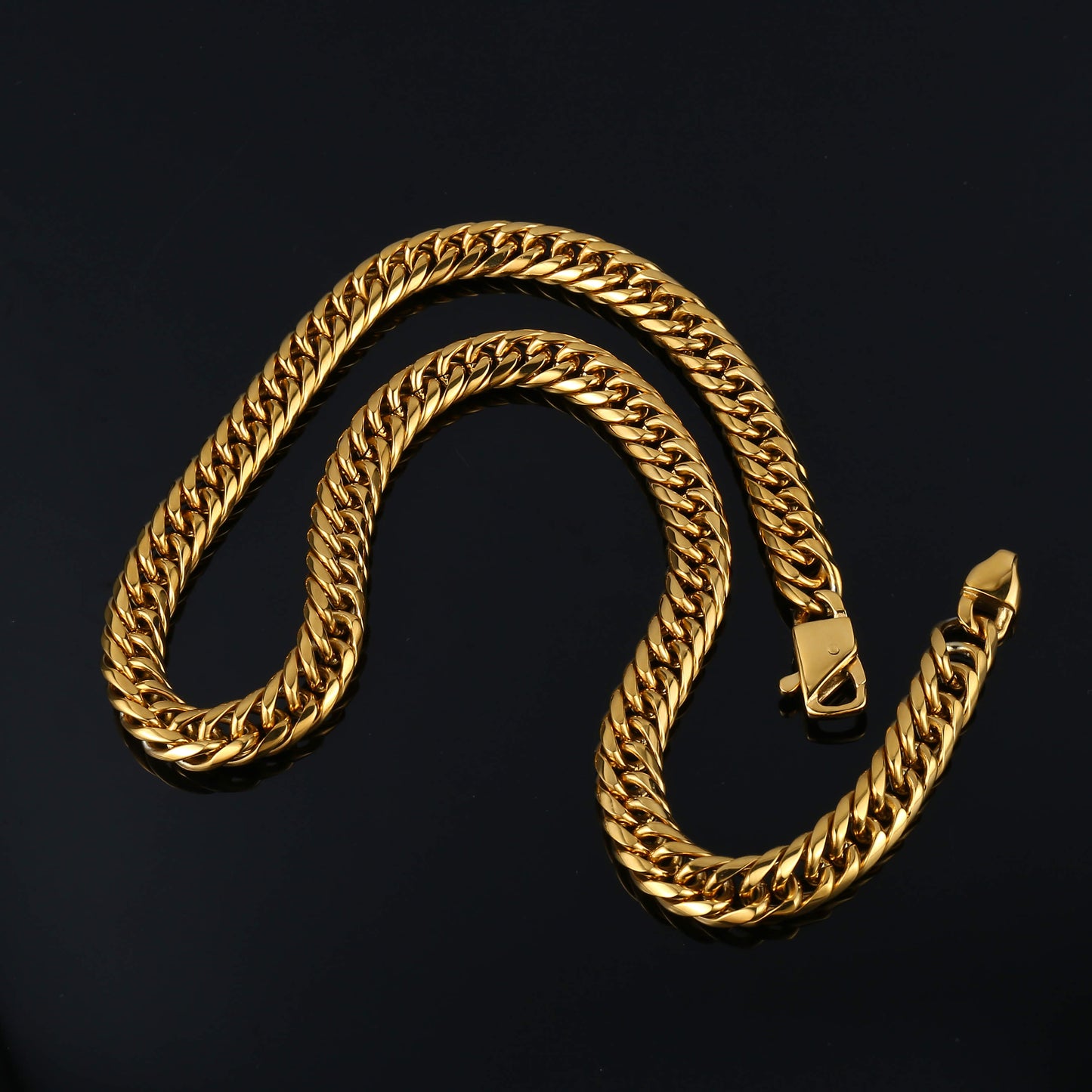 9mm Stainless Steel Cuban Link Chain