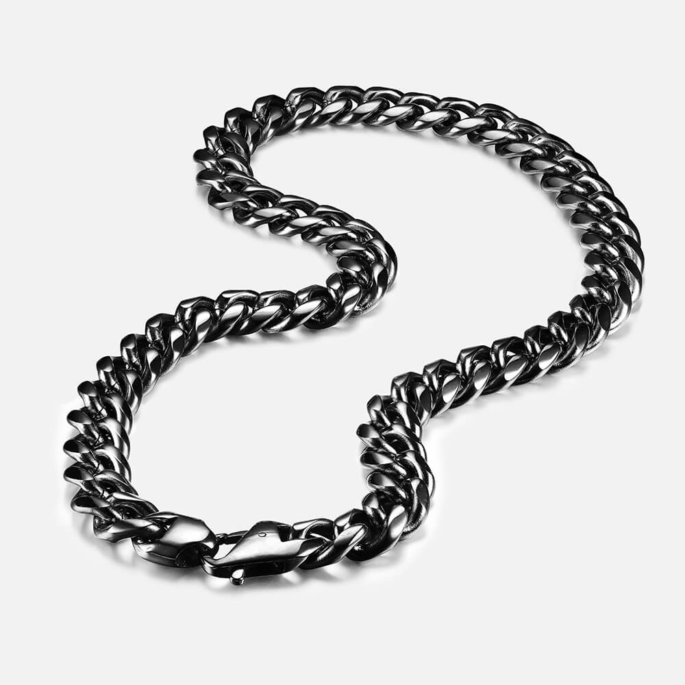 9mm Stainless Steel Cuban Link Chain