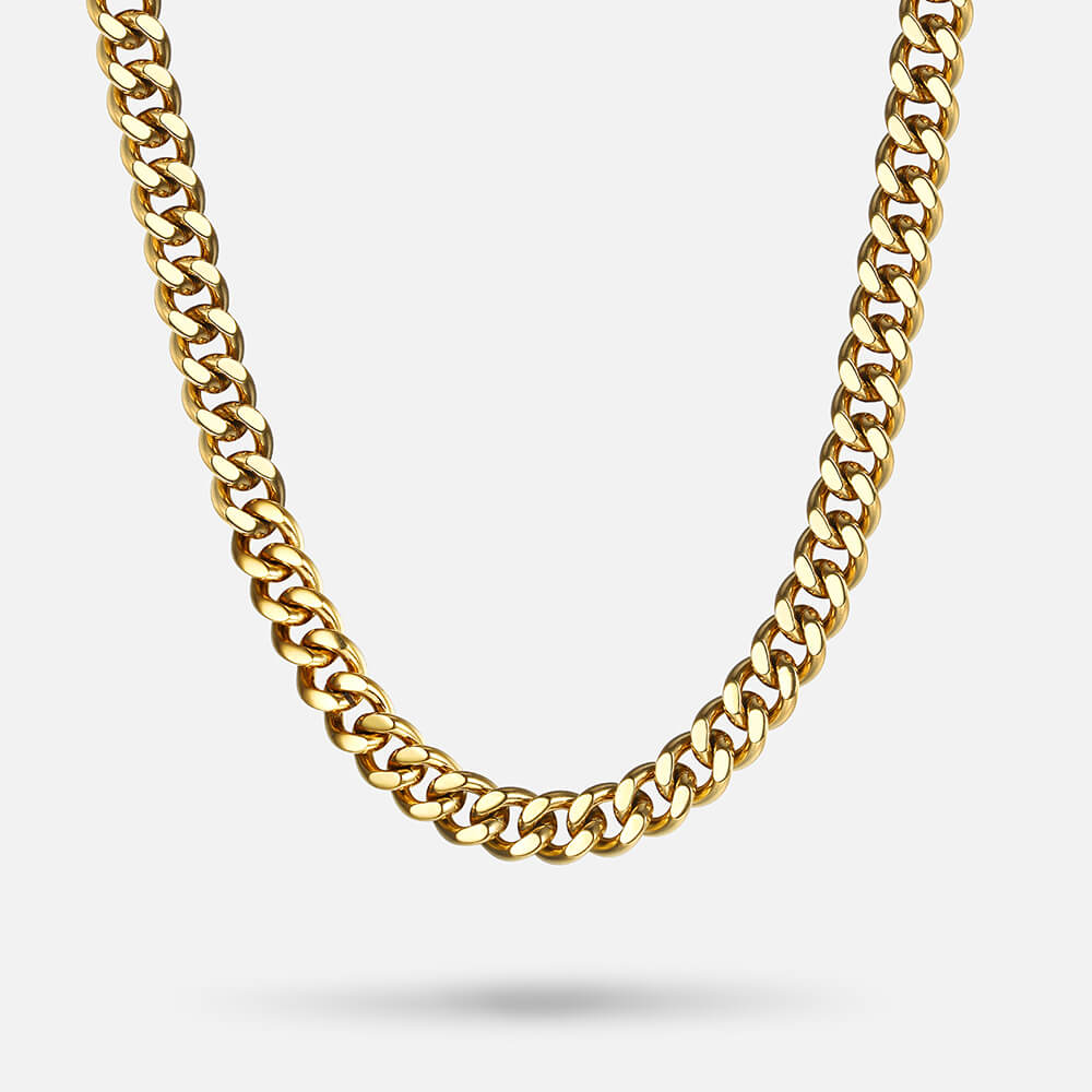 9mm Stainless Steel Cuban Link Chain