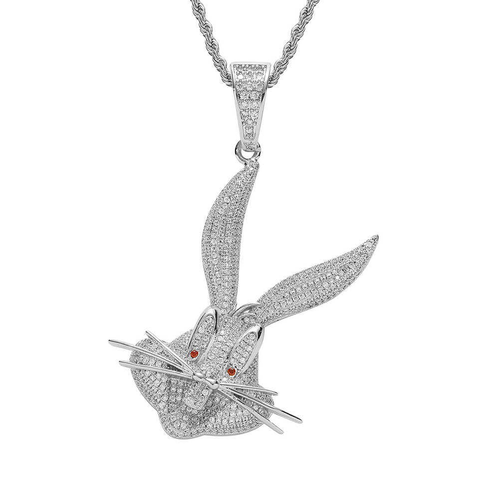Bugs Bunny Zircon Hip Hop Pendant