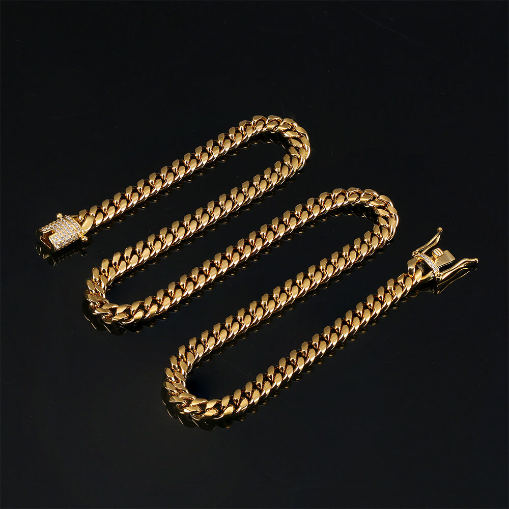Golden Fashion Cuban Chain