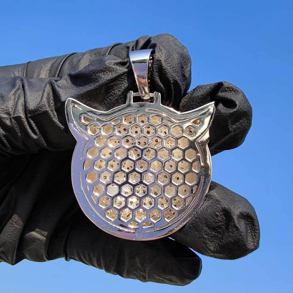 Hip Hop Glasses Little Devil Emoji Pendant