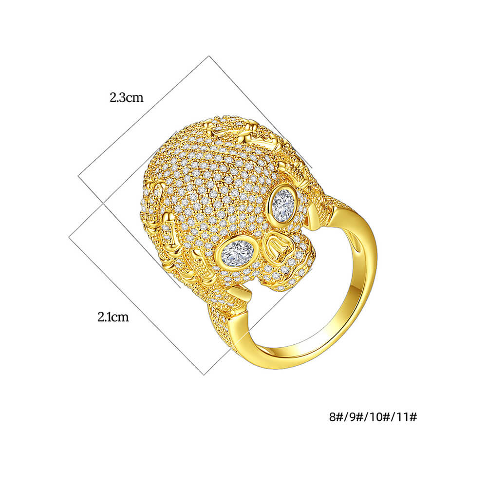 Hip Hop Retro Planet Warrior Men's Ring