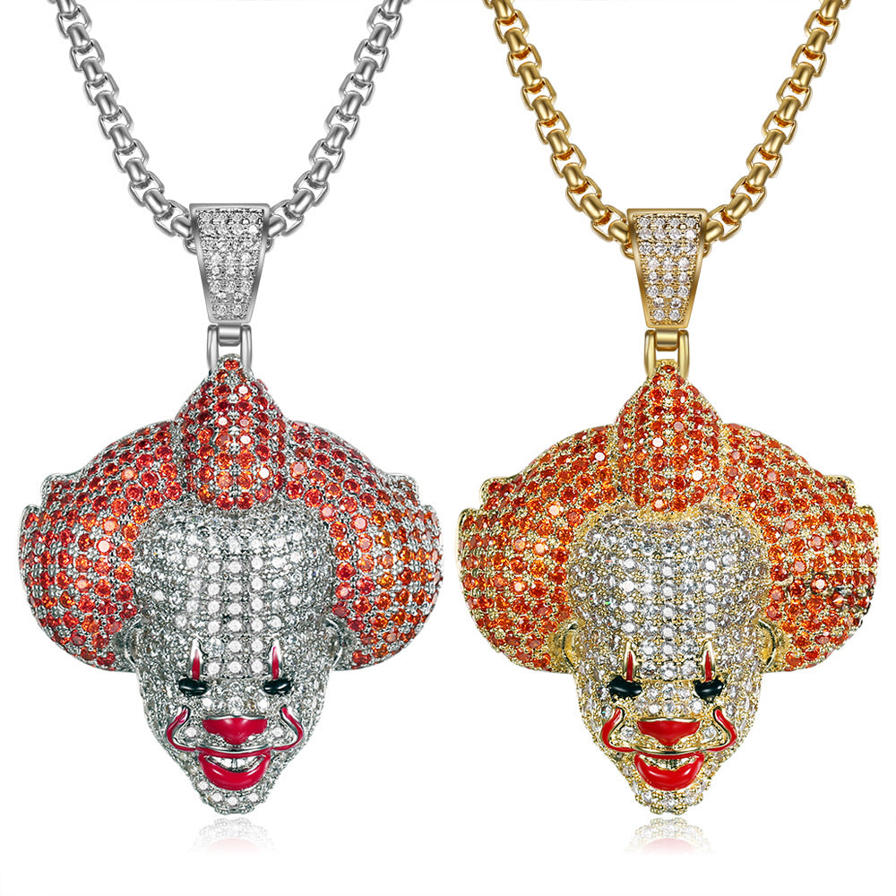 Iced out pennywise on sale pendant