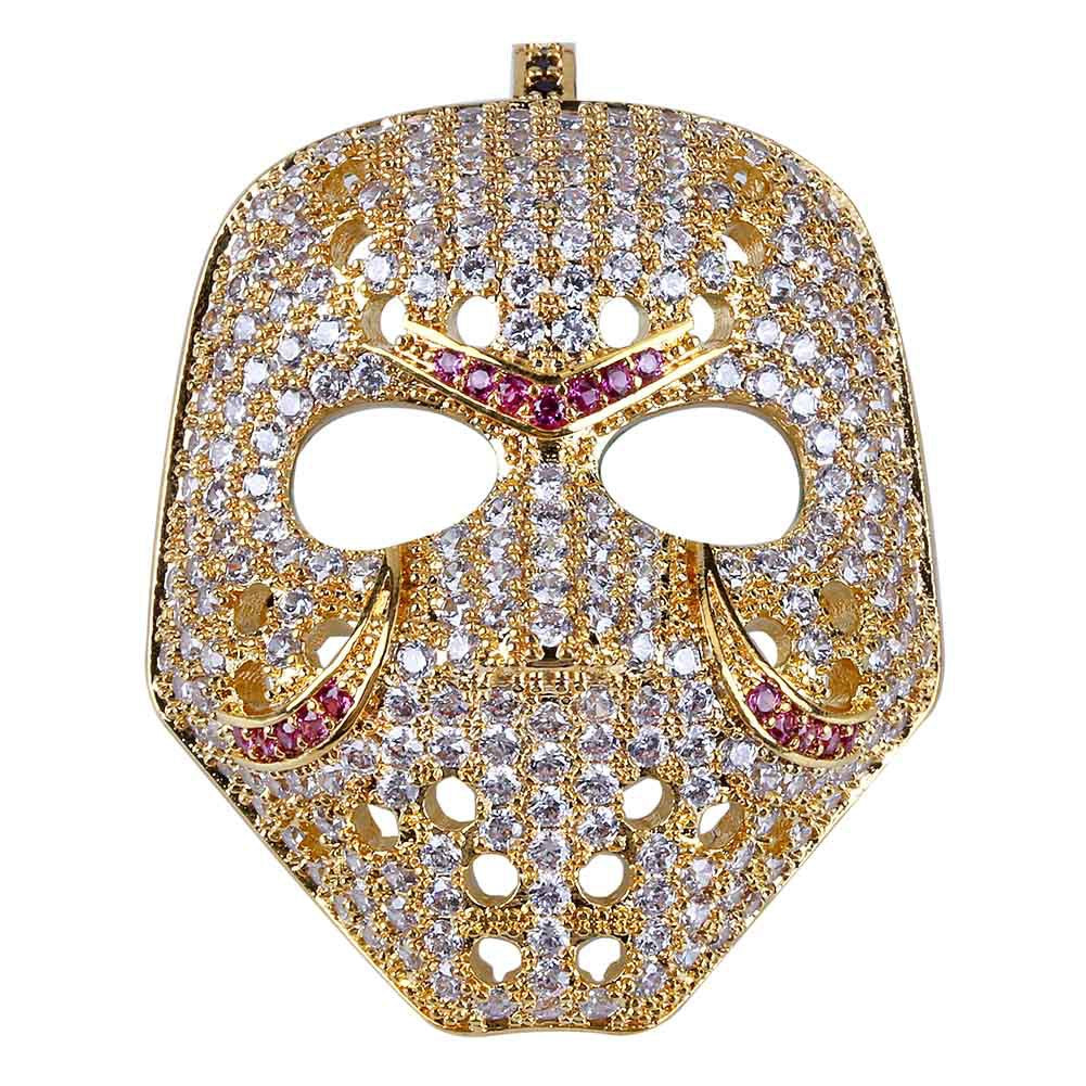 Iced Jason Voorhees Mask Friday The 13th Pendant