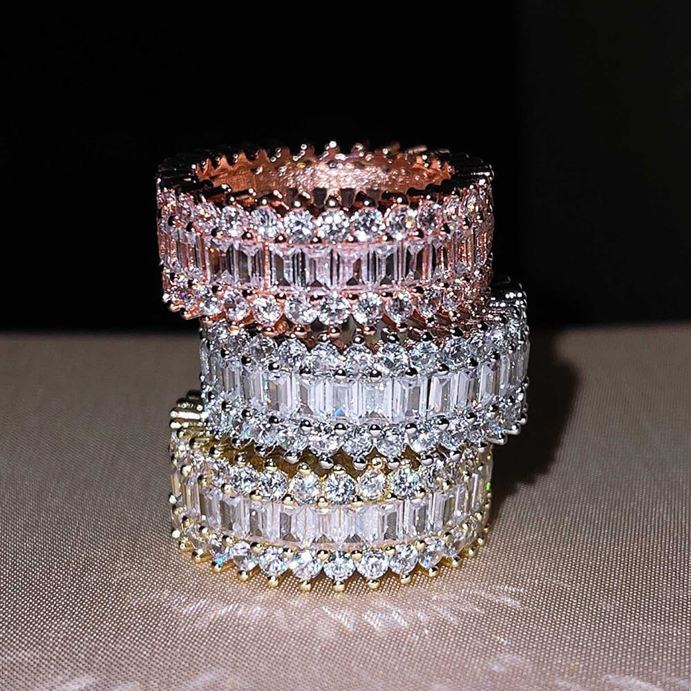 ICED MICRO-INLAID ZIRCON HIP HOP RING