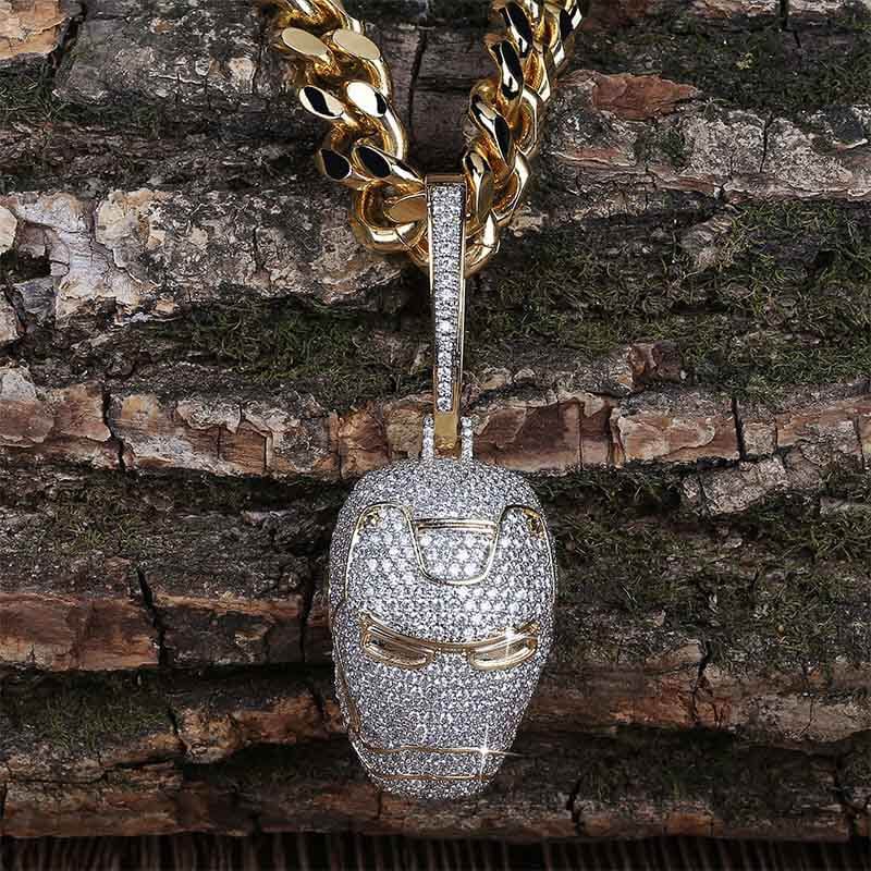 Iron Man Hip Hop Movie Necklace