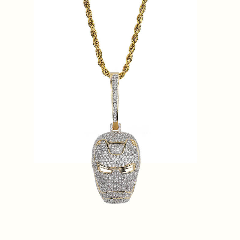 Iron Man Hip Hop Movie Necklace