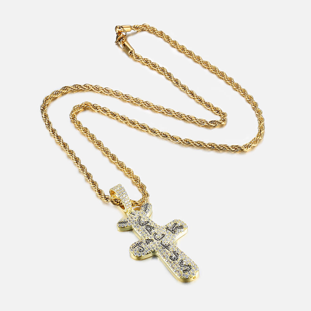 Jack Catus Cross Pendant