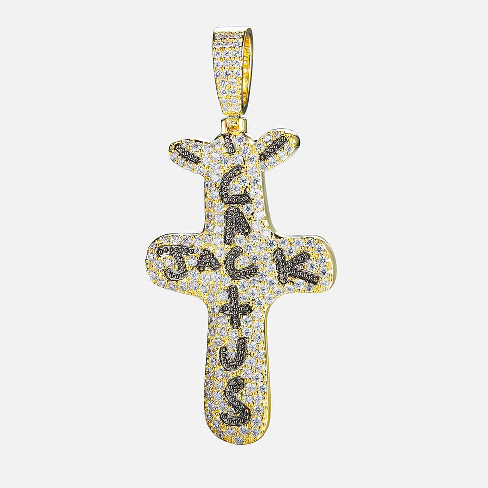 Jack Catus Cross Pendant