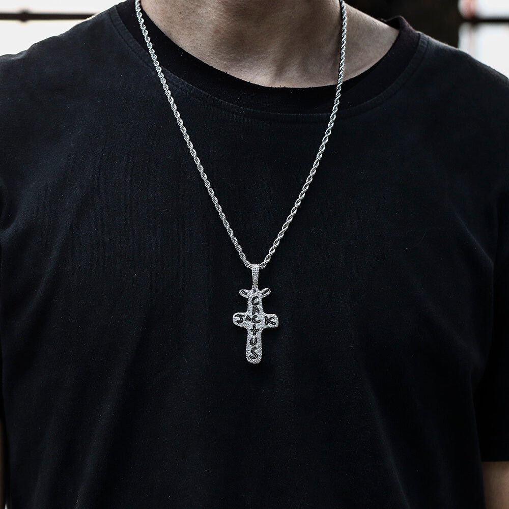 Jack Catus Cross Pendant