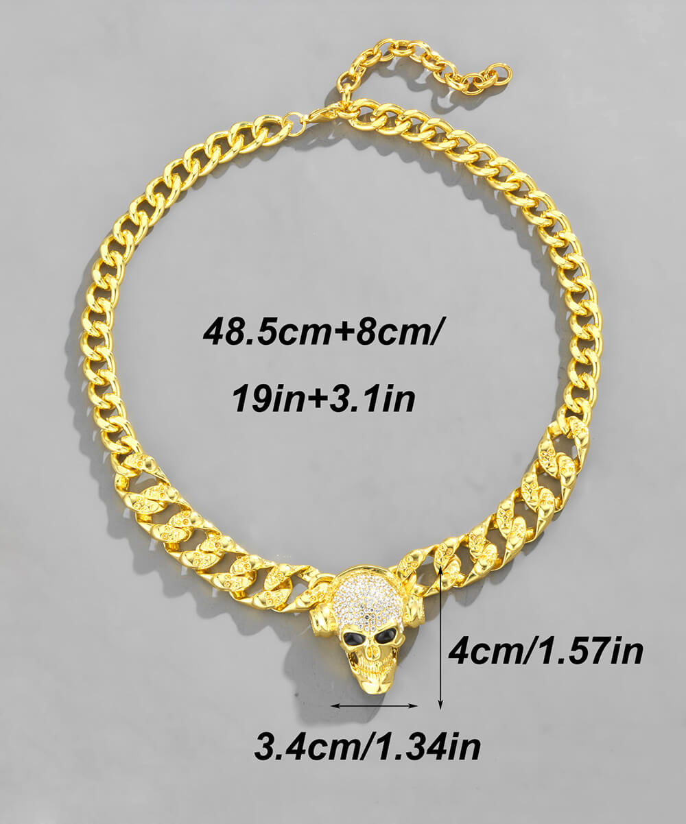 Metal Rock Hip Hop Rap Skull Pendant