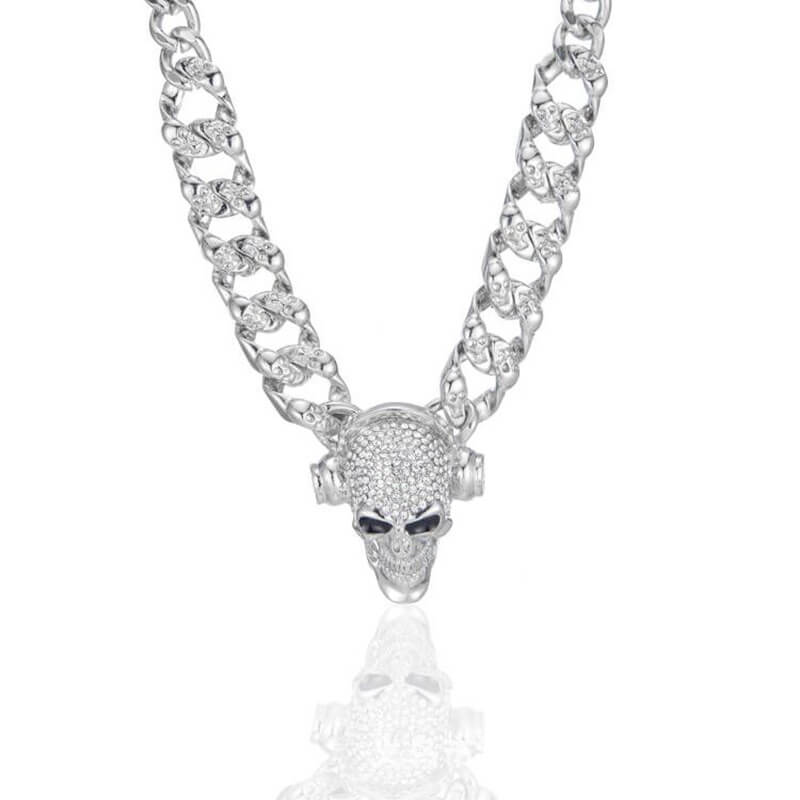 Metal Rock Hip Hop Rap Skull Pendant