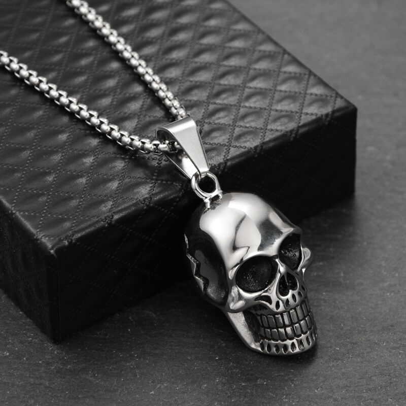 Minimalist Skull Stainless Steel Pendant