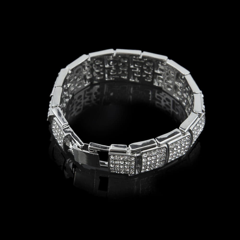 Square Diamond Hip Hop Bracelet