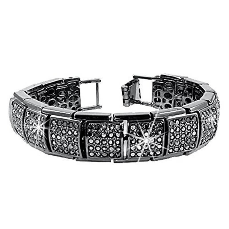 Square Diamond Hip Hop Bracelet