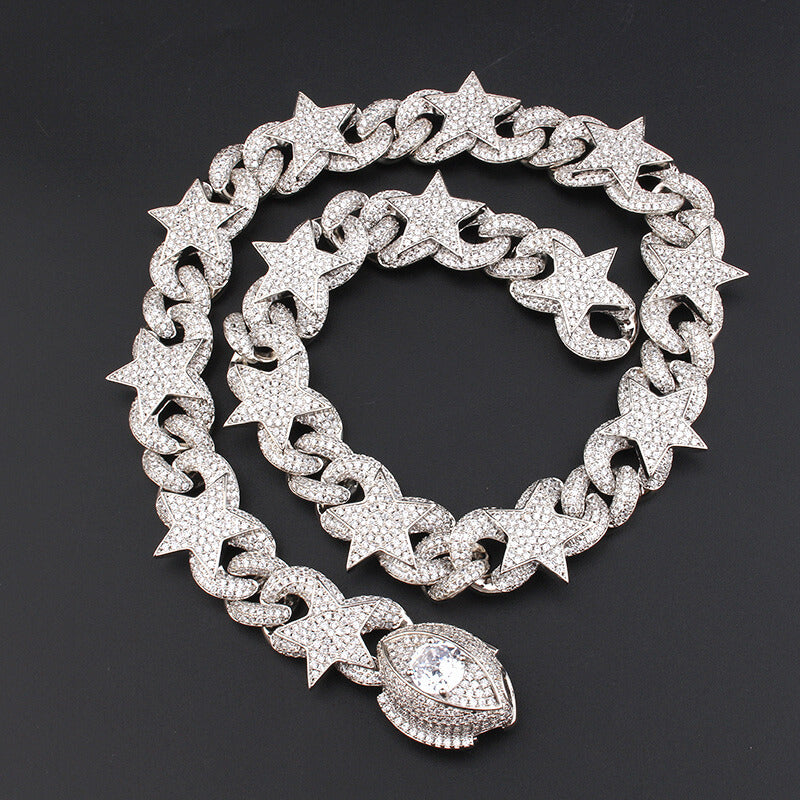 Star Evil Eye Men's Necklace