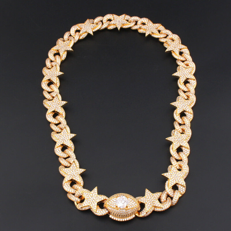 Star Evil Eye Men's Necklace