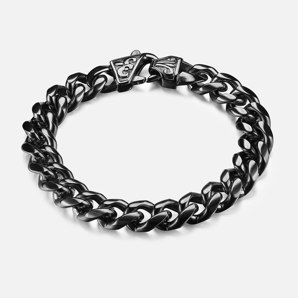 10mm Stainless Steel Cuban Bracelet