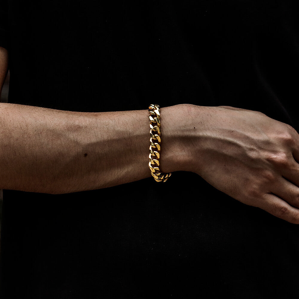 10mm Stainless Steel Cuban Bracelet