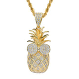 New Hip Hop Jewelry Pineapple Pendant