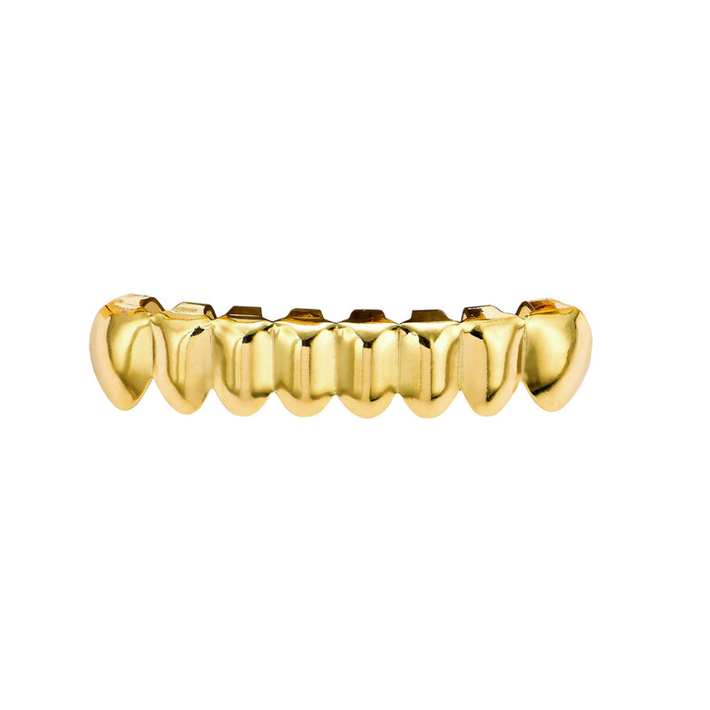 Pure Color 8-tooth Smooth Hip-hop Grillz