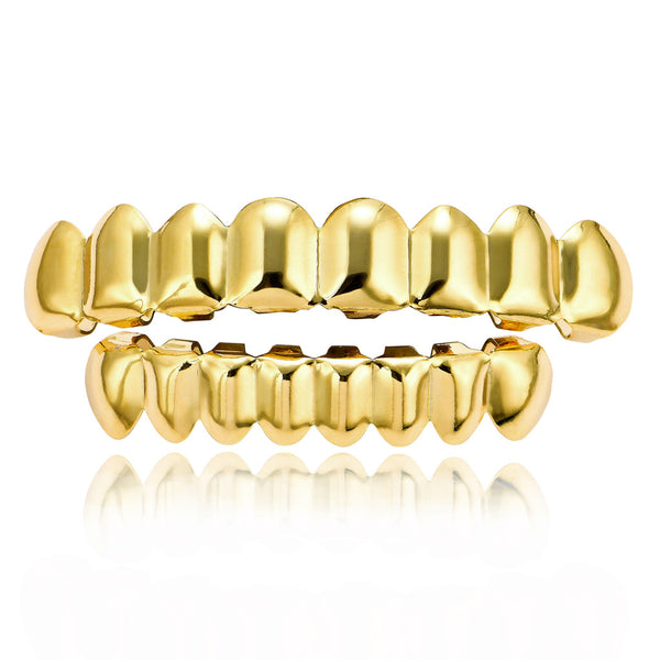 Pure Color 8-tooth Smooth Hip-hop Grillz