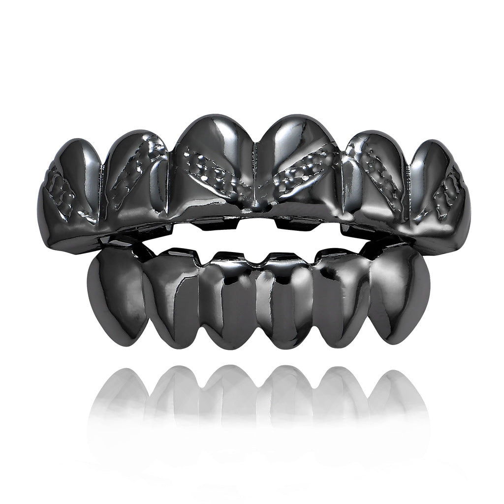 Halloween Prom Real Gold Plated Glossy Twill Grillz